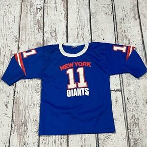 Vintage 1980s Kids Boys Phil Simms Hutch NFL Football Sports Jersey